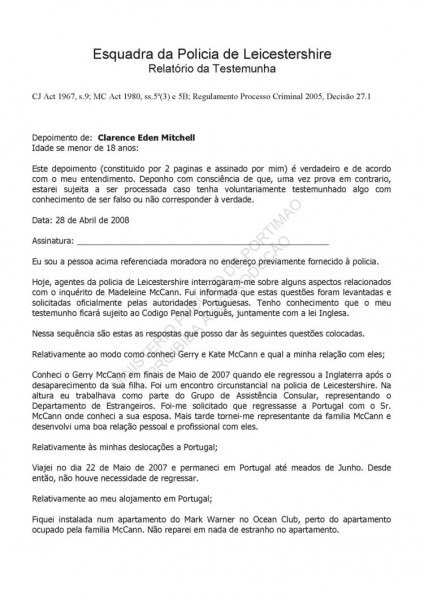 Carta convite testemunha